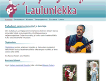 Tablet Screenshot of lauluniekka.fi